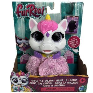 FurReal Airina The Unicorn Color Change Interactive Feeding Toy Hasbro Horse New